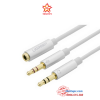 ugreen-10790-cap-audio-3-5mm-ra-2-jack-3-5mm - ảnh nhỏ  1