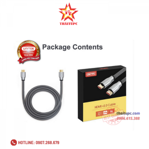 Cáp HDMI  Unitek chính hãng cao cấp 2.0 (1m) (Y-C 136RGY)