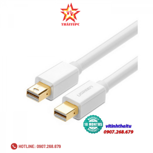 Cáp Mini Displayport 2M chính hãng Ugreen 10429 hỗ trợ 2K full HD cao cấp