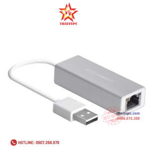Cáp Chuyển USB 2.0 To Lan Cao Cấp Ugreen 20257 Vỏ Nhôm