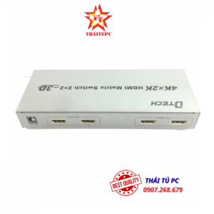 Bộ chia HDMI 2.2 Dtech DT-7422 4K