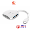 bo-chia-otg-typec-ra-4-cong-usb-3-0-ssk-shu810-ho-tro-da-thiet-bi-cung-luc-toc-do-5gbps-trang - ảnh nhỏ  1