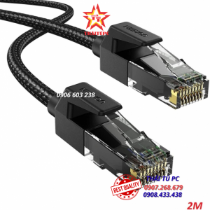 CÁP MẠNG CAT6 UGREEN NW135 – HỖ TRỢ TRUYỀN DỮ LIỆU LÊN ĐẾN 1000MBPS – LÕI ĐỒNG NGUYÊN CHẤT, VỎ BỆN NYLON UGREEN 70680