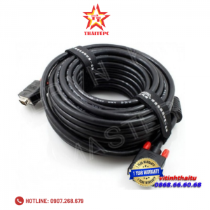 Cáp VGA Unitek LCD 3C+6 (30m) (Y-C 510G)