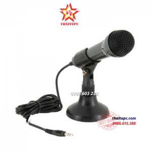 Micro Thu âm SOMIC SENIC SM098 Màu đen, có chân để (Jack 3.5mm)